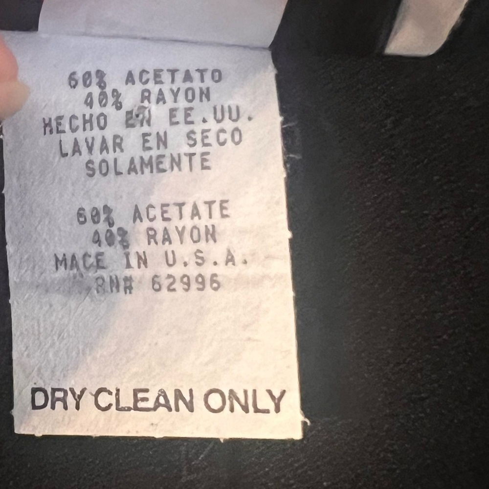 Vintage 80s Black Blazer Top With Gold Detailing By Scarlett Size 5-6 - Picture 5 of 11